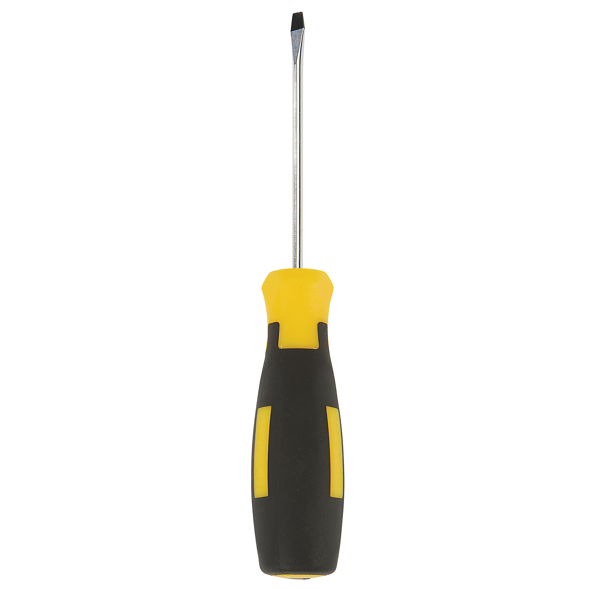 Klutch Comfort Grip Slotted Screwdriver, 1/8in. x 3in.